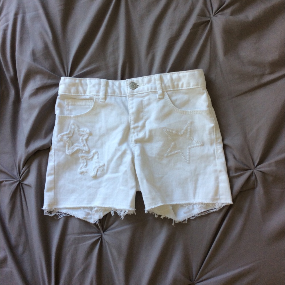White Star Embedded Shorts